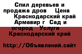 Спил деревьев и продажа дров! › Цена ­ 100 - Краснодарский край, Армавир г. Сад и огород » Услуги   . Краснодарский край